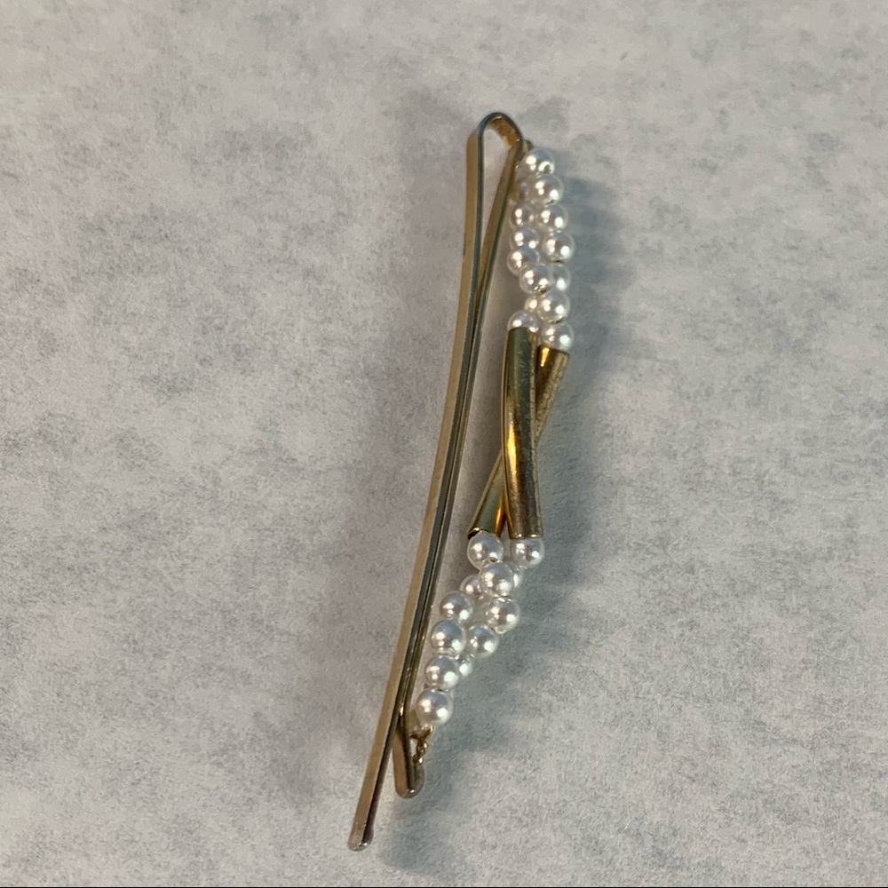Pearl and Gold Hair Pin
